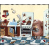 Rannenberg & Friends Brillenputztuch / Microfasertuch "Happy Birthday Kuchen"