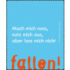 Rannenberg & Friends Brillenputztuch / Microfasertuch "Mach mich nass"