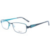 Schicke Metall - Officebrille / Arbeitsplatzbrille Céci 5290  in Türkis-Blau mit Sehstärke