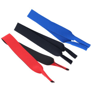 Neopren Sportband 40 cm schwimmfähig blau / schwarz rot