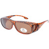 Polarisierende Montana Sonnenbrille / Überbrille inklusive Etui FO2C in Havanna Matt - Braun