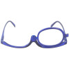 Schwenkbare Schminkbrille / Schminkhilfe aus Kunststoff in verschiedenen Stärken Blau +1,50 dpt