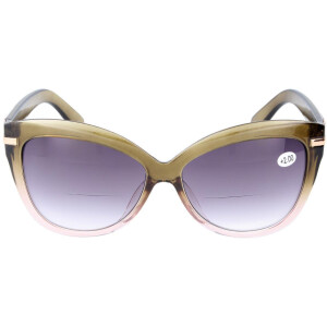Stylische Bifokal-Sonnenbrille BRUNHILDE mit großem Leseteil in 3 schicken Farben