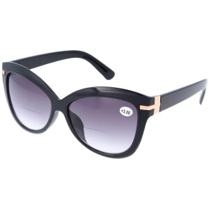 Stylische Bifokal-Sonnenbrille BRUNHILDE mit großem Leseteil in 3 schicken Farben