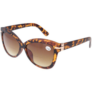 Stylische Bifokal-Sonnenbrille BRUNHILDE mit großem Leseteil in 3 schicken Farben