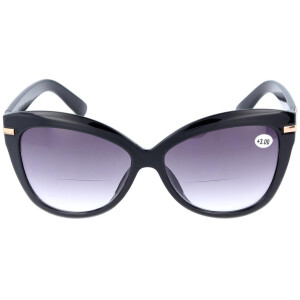 Stylische Bifokal-Sonnenbrille BRUNHILDE mit großem...