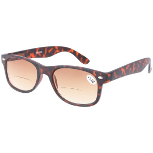 Zweistärkenbrille / Bifokalbrille / Sonnenbrille "WILLEM" mit großem Leseteil und schickem Design