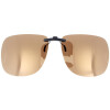 Praktischer Clip on Sonnenschutz Vorhänger Montana Eyewear C3B - polarisierend in Braun