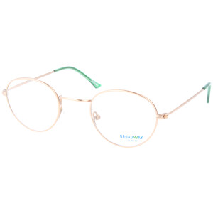 Hochwertige Metall-Fernbrille BROADWAY in moderner runder Form mit individueller Stärke