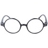 Runde Retro - Lesebrille / Lesehilfe LENNON in verschiedenen Stärken und Farben Schwarz + 2,00 dpt