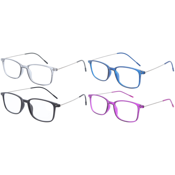 Flache & superleichte Lesebrille / Lesehilfe KRISTOFF in 4 Farben bis +4,00 dpt