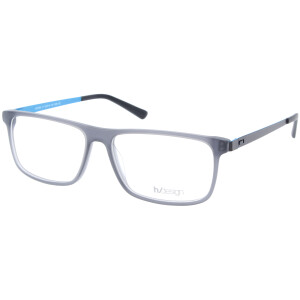 HDESIGN HD 1605 111 Grau - Blau Vollrandfassung mit...