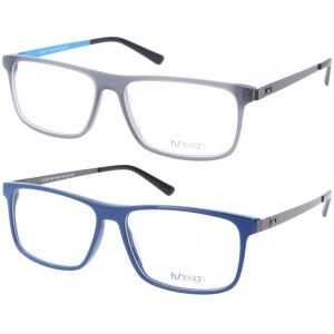 Sportliche Kunststoff-Fernbrille HDesign 1605 mit Federscharnier und individueller Stärke