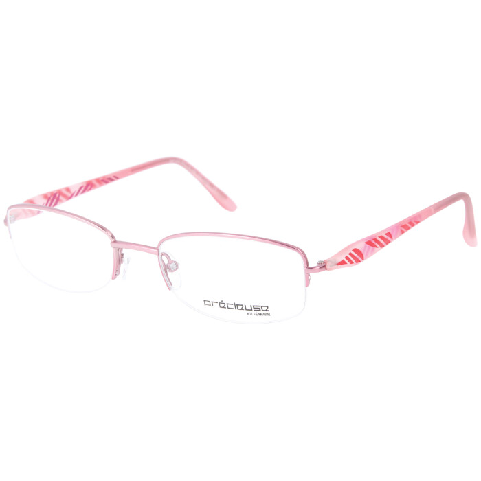 Nylor-Metallbrillenfassung mit filigranen Kunststoffbügeln PAF 1203 002 in Rose