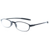 Dezente Kunststofflesehilfe /-brille Bert im klassischen Design in schwarz +2,50 dpt