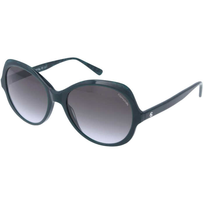Stylische Sonnenbrille Comma CO 77154 50  in einem dunklen Grünton mit grüner Tönung