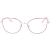 Elegante Metall - Fernbrille LENI in Roségold mit Farbakzenten in indiv. Stärke
