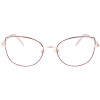 Elegante Metall - Fernbrille LENI in Roségold mit Farbakzenten in indiv. Stärke