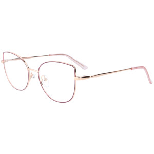 Elegante Metall - Lesebrille LENI in Roségold mit...