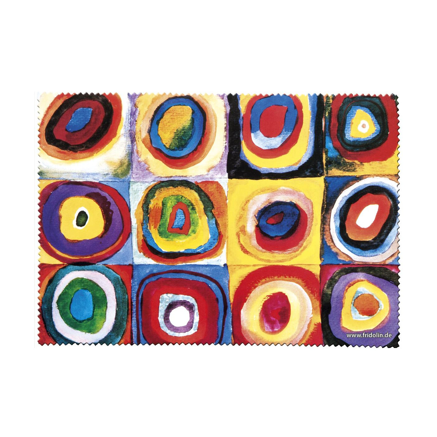 Rompecabezas Kandinsky : Cuadrados con Círculos Concéntricos. Puzzle 1000 piezas