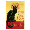 Brillenputztuch Microfaser von FRIDOLIN "Chat Noir" 12,5 x 17,5 cm