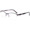 Elegante Damen Halbrand - Brillenfassung POINT 2222 C3 aus Metall in Violett / Lila