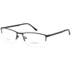 Dezente Halbrand - Brillenfassung POINT 4205 C1 aus Metall in Schwarz