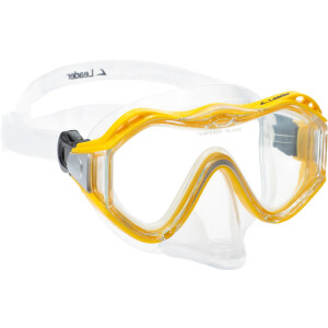 Antiallergische Profi - Tauchmaske TUSA M212 mit Nasenschutz und Kopfband inkl. Maskenbox