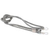 Hochwertig gewobenes Nylon - Brillenband von Victoria  mit Silikonschlaufen in Grau