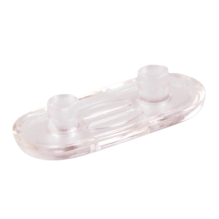 Stegauflage - Silikon Minifit Pad - transparent 12 mm