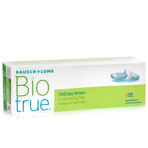 Bausch + Lomb Biotrue ONEday sphärische Tageslinsen...