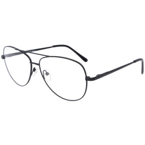Top Metall - Pilotenbrille / Fernbrille BIG PILOT in klassischer Form, mit Doppelsteg, Federscharnier individueller Stärke
