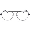 Top Metall - Pilotenbrille / Fernbrille BIG PILOT in klassischer Form, mit Doppelsteg, Federscharnier individueller Stärke