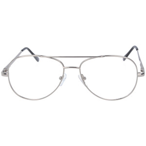 Klassische Metall - Pilotenbrille / Fernbrille PILOT MK2 in bekannter Form, mit Doppelsteg, Federscharnier und individueller Stärke