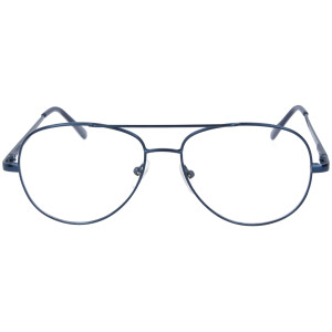 Klassische Metall - Pilotenbrille / Fernbrille PILOT MK2 in bekannter Form, mit Doppelsteg, Federscharnier und individueller Stärke