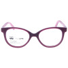 Moderne MILO & ME Kinderbrille SARA 85142 75 in Malve / Brombeer aus flexiblen Kunststoff + Zubehör