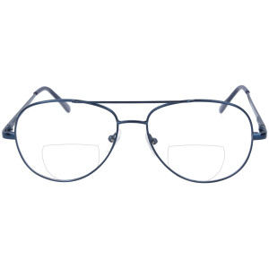 Klassische Zweistärkenbrille / Bifokalbrille PILOT MK2 in bekannter Piloten - Form, mit Doppelsteg, Federscharnier und individueller Stärke