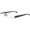 Schmale, leichte Lesebrille I-MAG mit hochwertigem Metall-Etui Silber +1,50 dpt