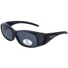 Polarisierende Montana Sonnenbrille / Überbrille MFO1C inkl. Etui in Schwarz matt - Grau