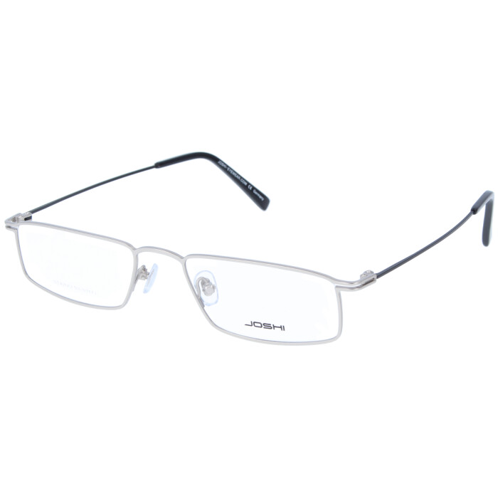 JOSHI Premium Brillenfassung 7923 C5 aus Edelstahl in Silber / Schwarz