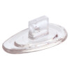 Nasenpad PVC Klicksystem Tropfenform in verschiedenen Größen 12,5 mm (Dünn)