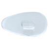 Nasenpad PVC Klicksystem Tropfenform in verschiedenen Größen 13 mm (Dünn)