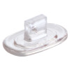 Nasenpad PVC Klicksystem Oval in verschiedenen Größen 11 mm (Dünn)
