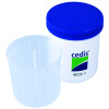 Cedis Reinigungsbehälter zur Reinigung von Ohrstücken 150 ml mit Siebeinsatz