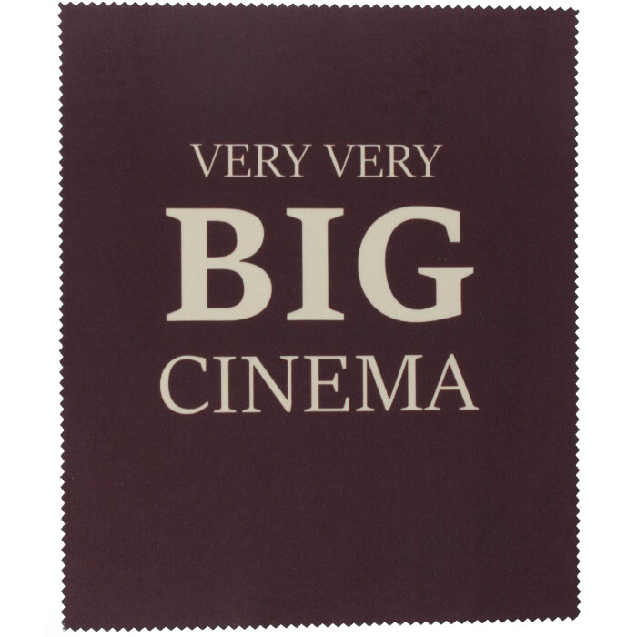 Hochwertiges Mikrofasertuch mit witzigen "Denglisch" Spruch - very very BIG Cinema
