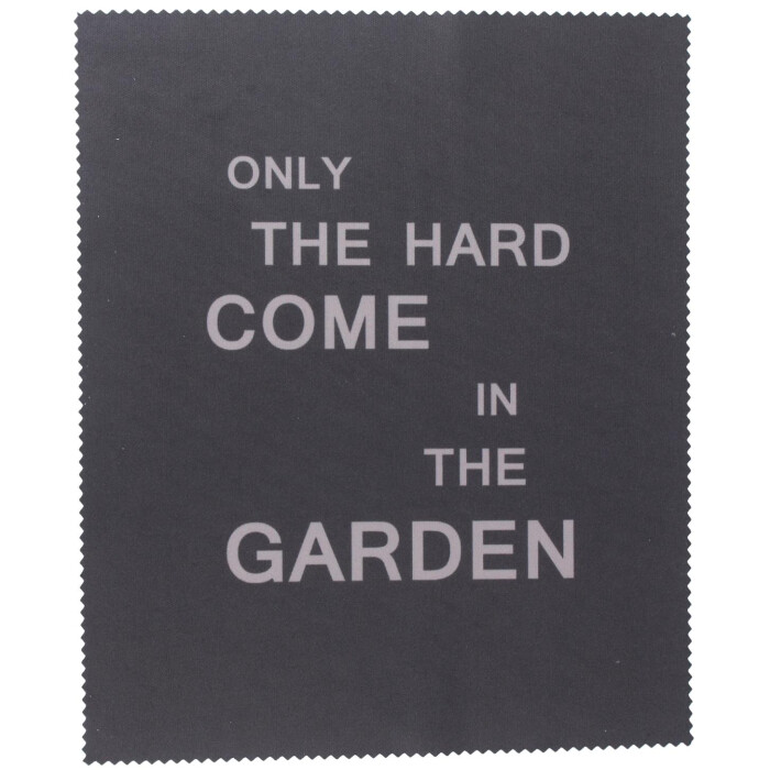 Hochwertiges Mikrofasertuch mit witzigen "Denglisch" Spruch - only the Hard come in the Garden