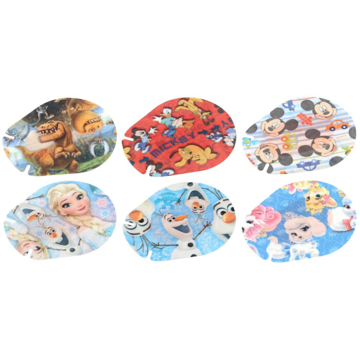 Augen - Pflaster mit tollen Disney - Motiven zur Behandlung von Amblyopie (Faules Auge)