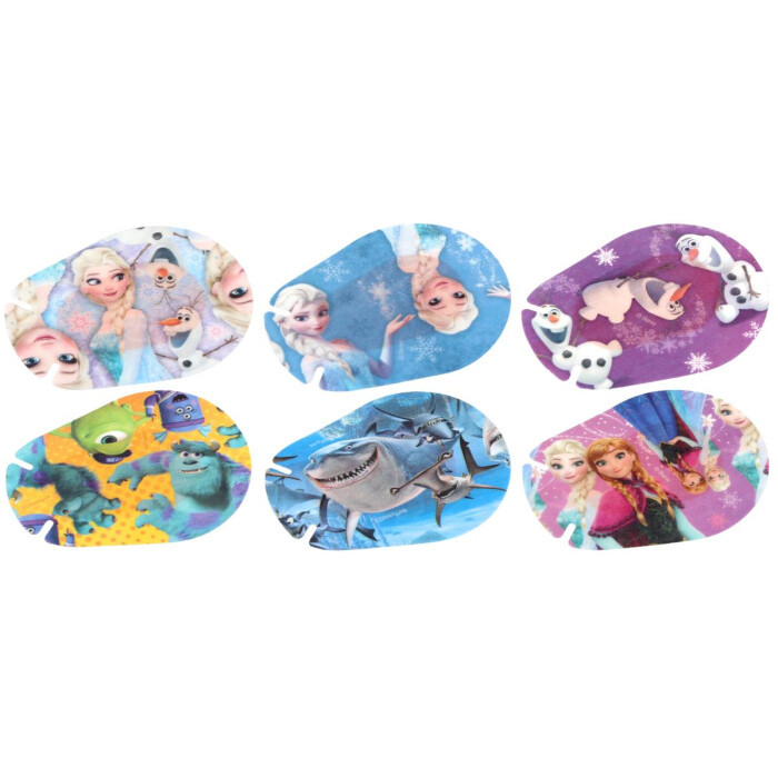 Mittelgroßes Augen - Pflaster mit tollen Disney - Motiven zur Behandlung von Amblyopie