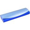 Schmales zweifarbiges Aluminium Brillenetui mit Magnetverschluss in Blau / Eisblau