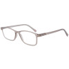 Super flache Lesebrille MR51 aus hochwertigem Kunststoff mit Federscharnier und Etui in Beige + 1,50 dpt